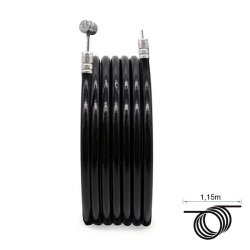 Schwarz Bremskabel und Hülle 1,15m